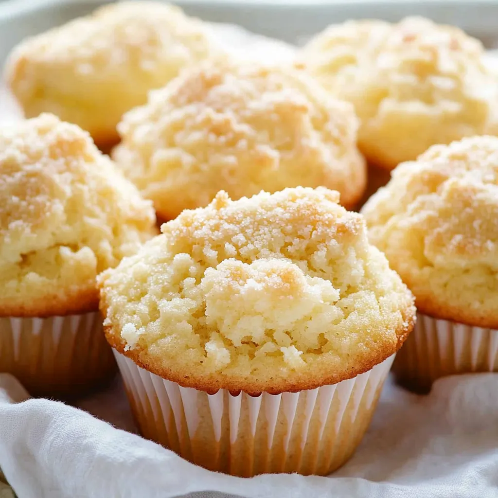 Sweet muffins with cream filling