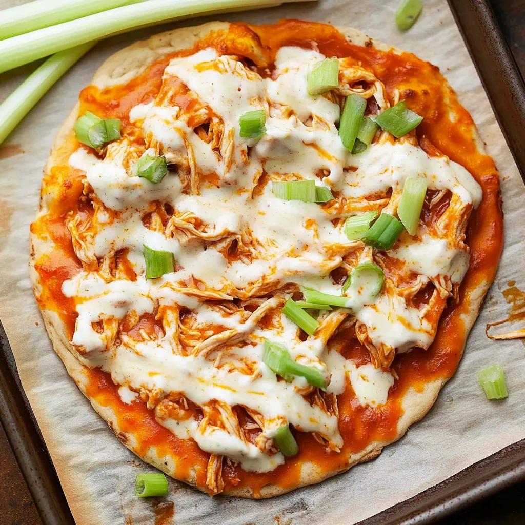 Buffalo Chicken Flatbread