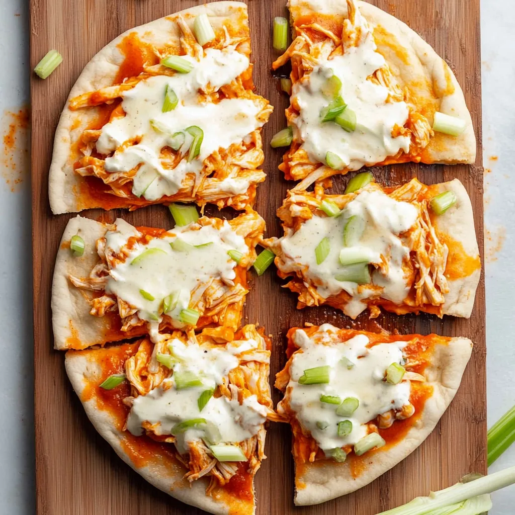 Spicy Buffalo Chicken Flatbread