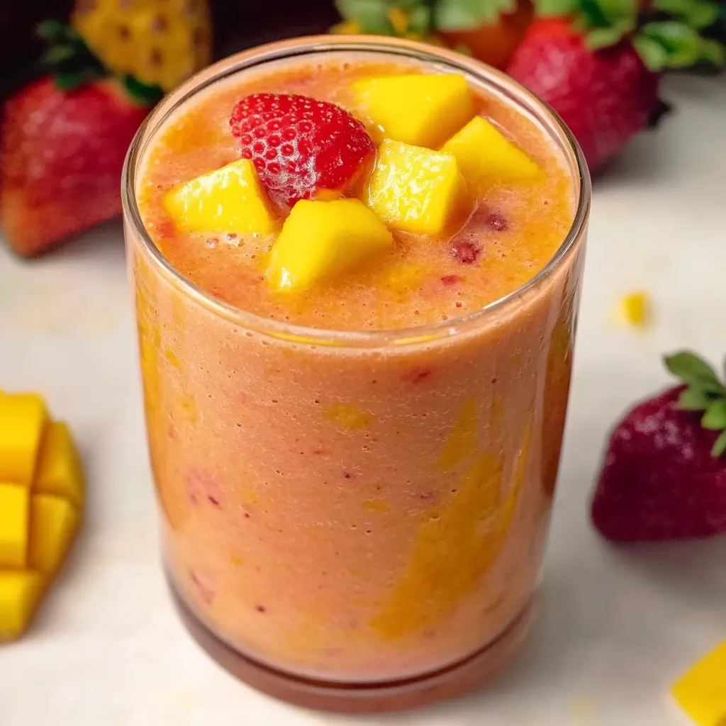 Sunrise Sunset Tropical Smoothie
