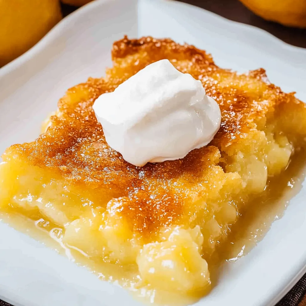Lemon Cobbler