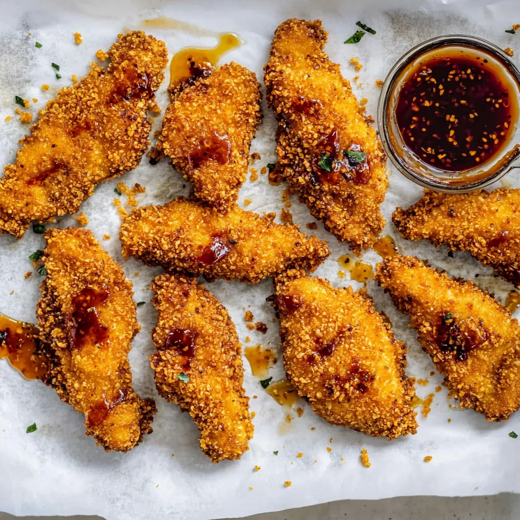 Crispy air fryer chicken tenders