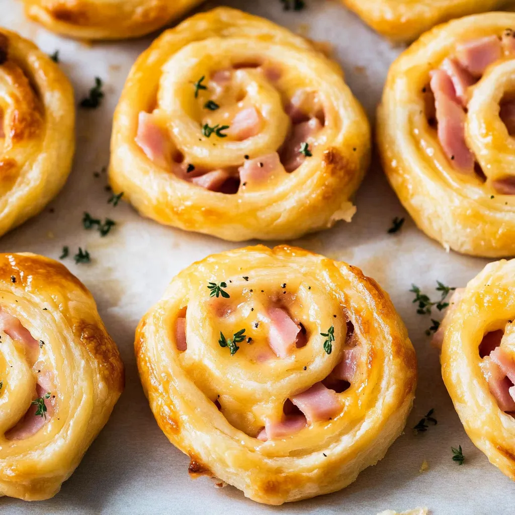 Ham and Cheese Pinwheels