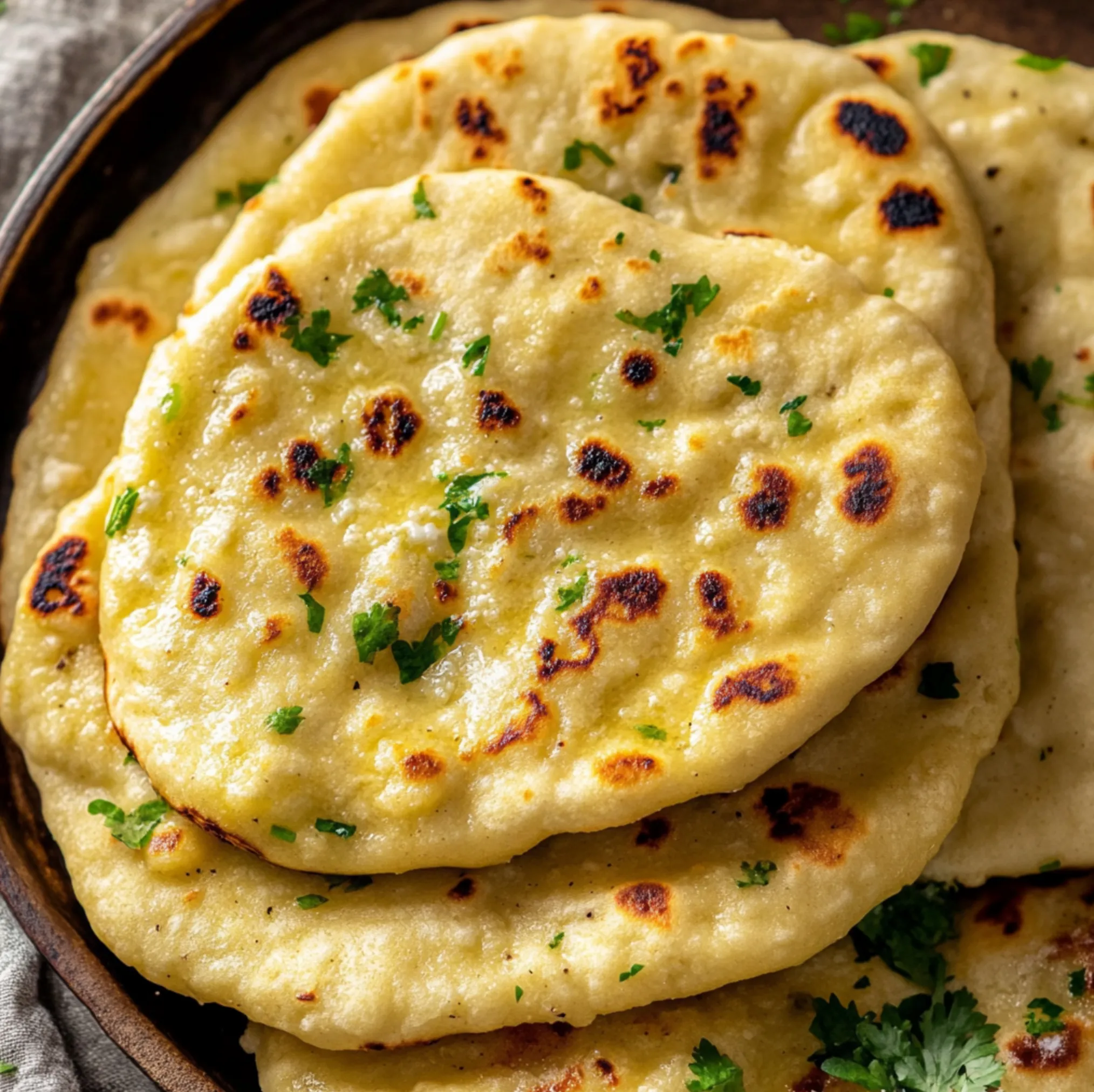 Quick & Easy Gluten Free Naan Bread