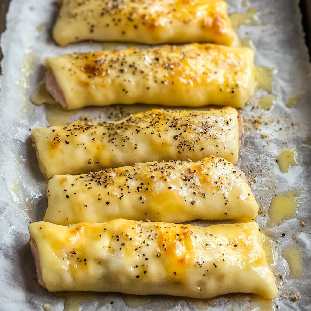 Easy ham cheese sticks