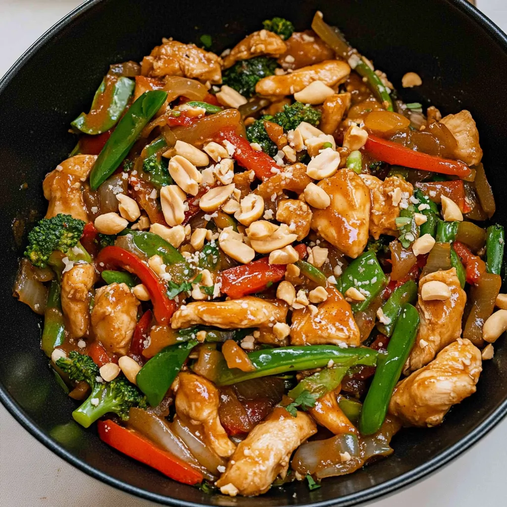 Quick Thai Peanut Chicken
