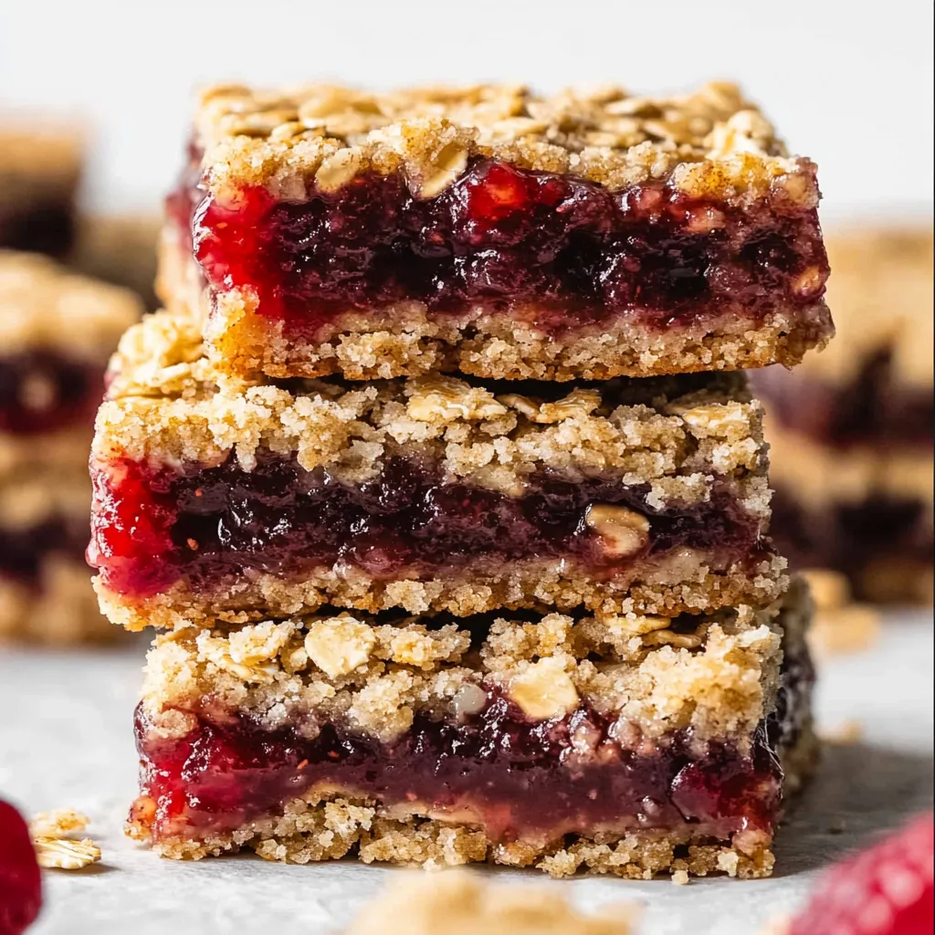 Jam Oatmeal Bars