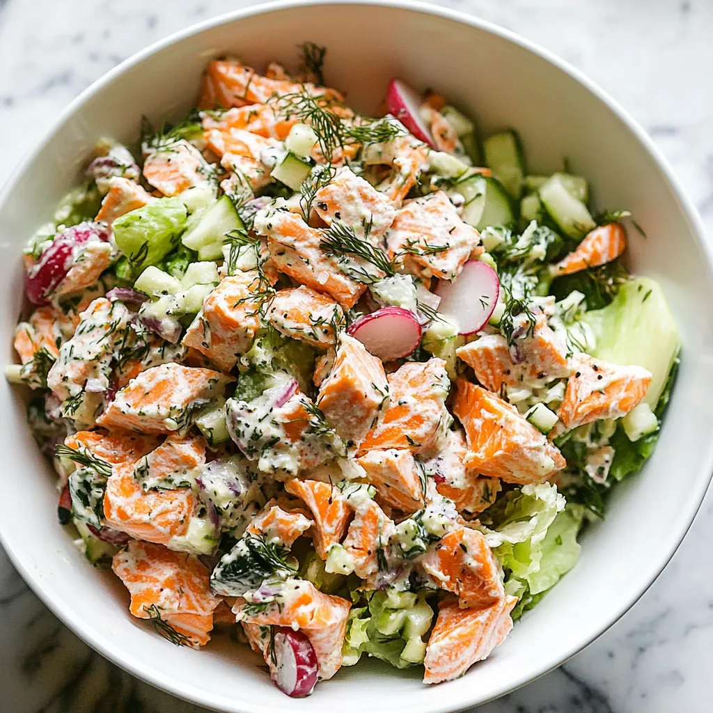 Flaky Salmon Salad