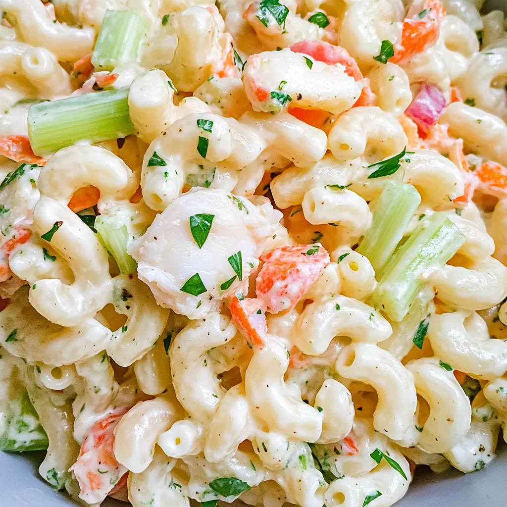 Quick Crab Pasta Salad