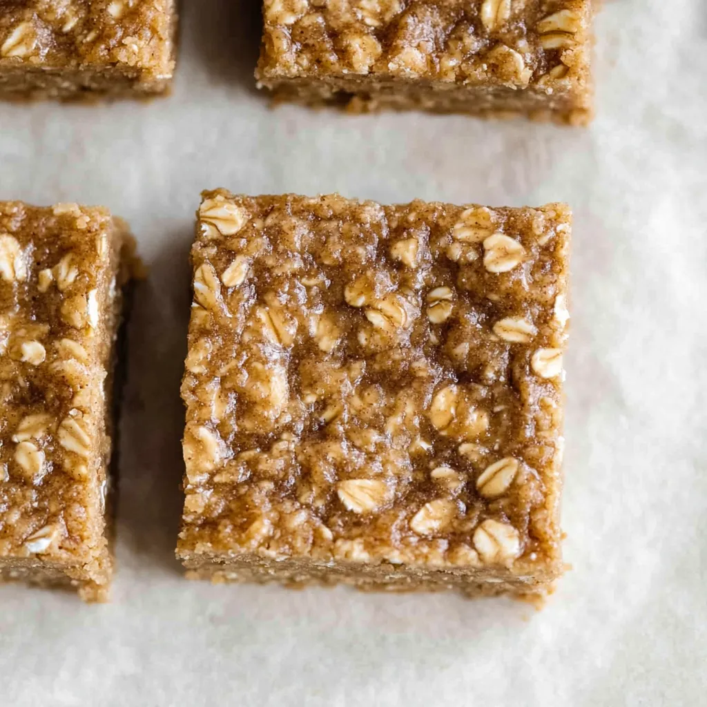 Healthy Peanut Butter Oatmeal Bars