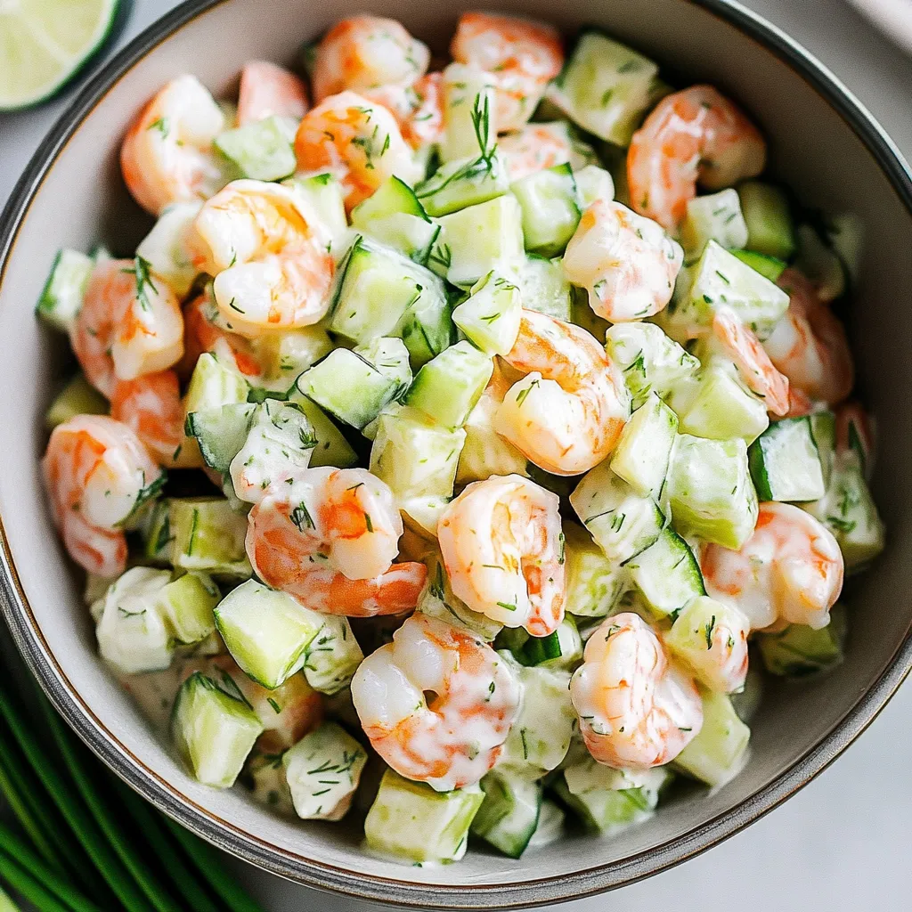 Cucumber Shrimp Salad