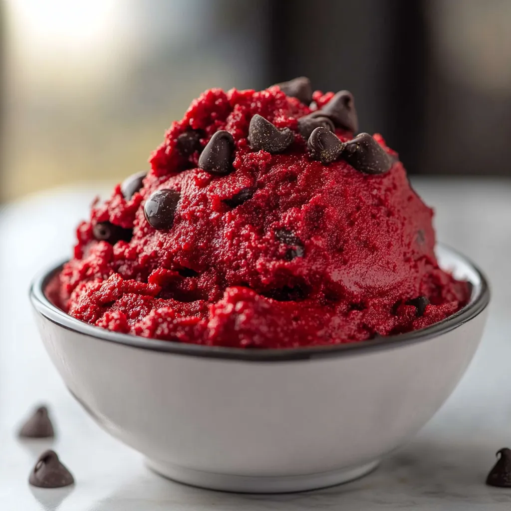 No-bake red velvet treat