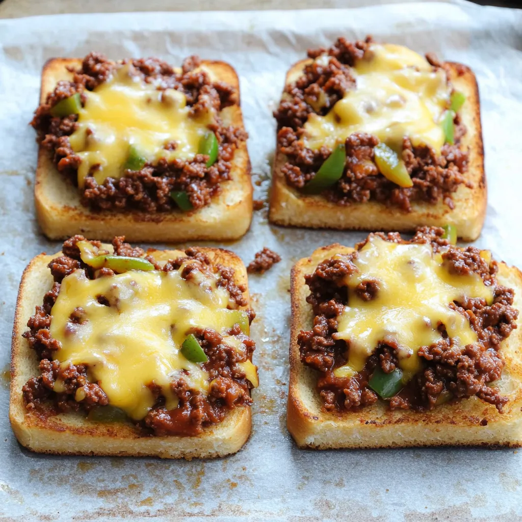 Texas Toast Sloppy Joes