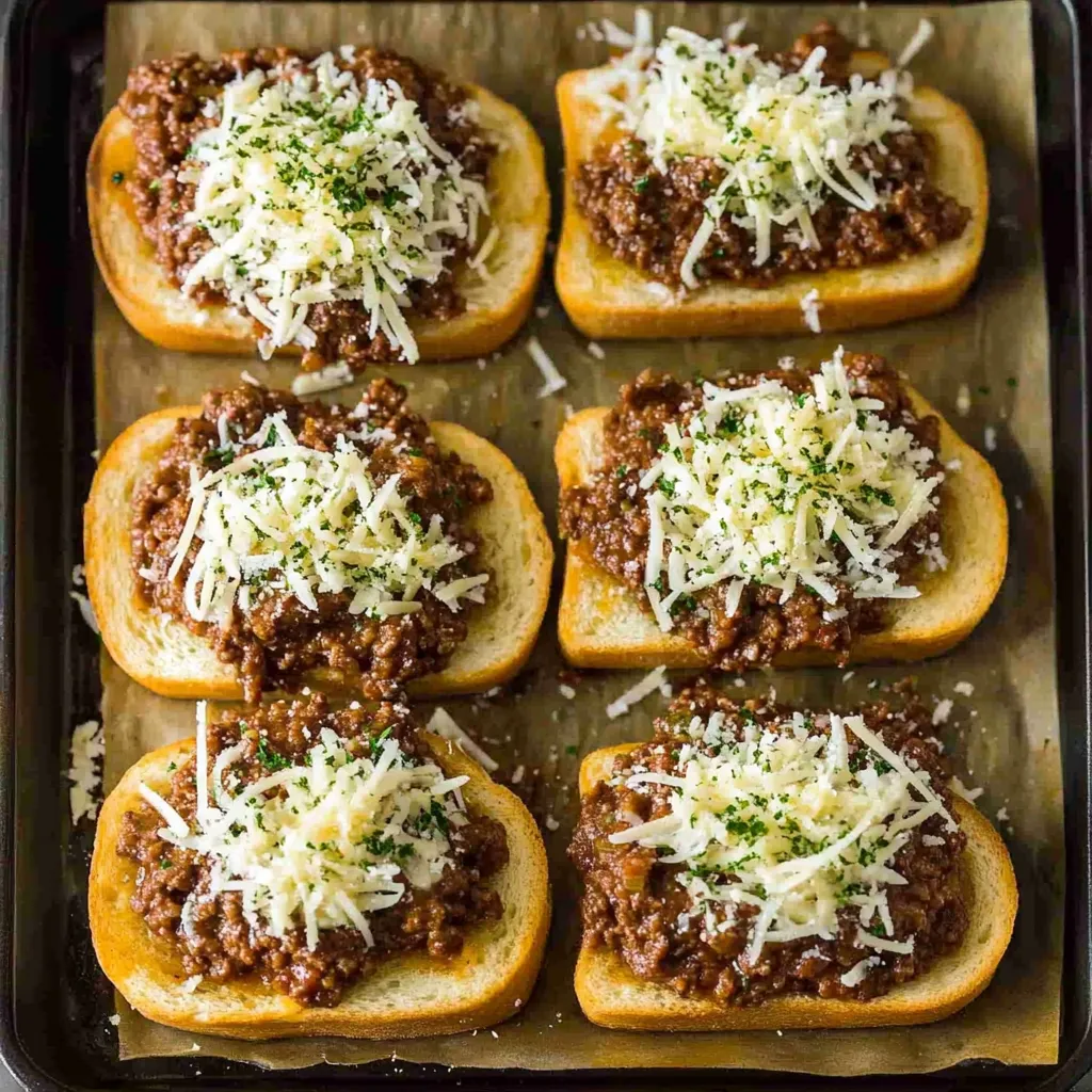Cheesy Texas Toast Sloppy Joes