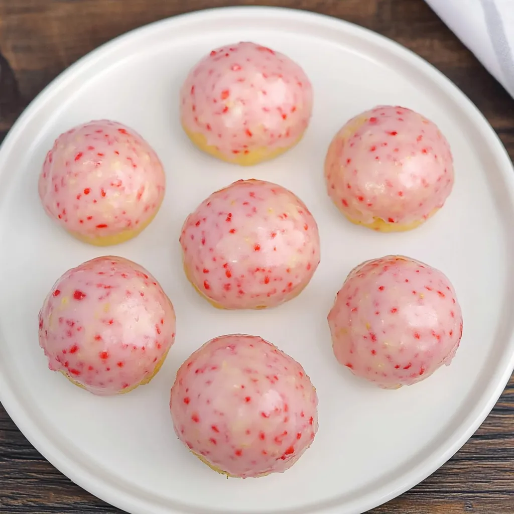 Strawberry Donut Hole