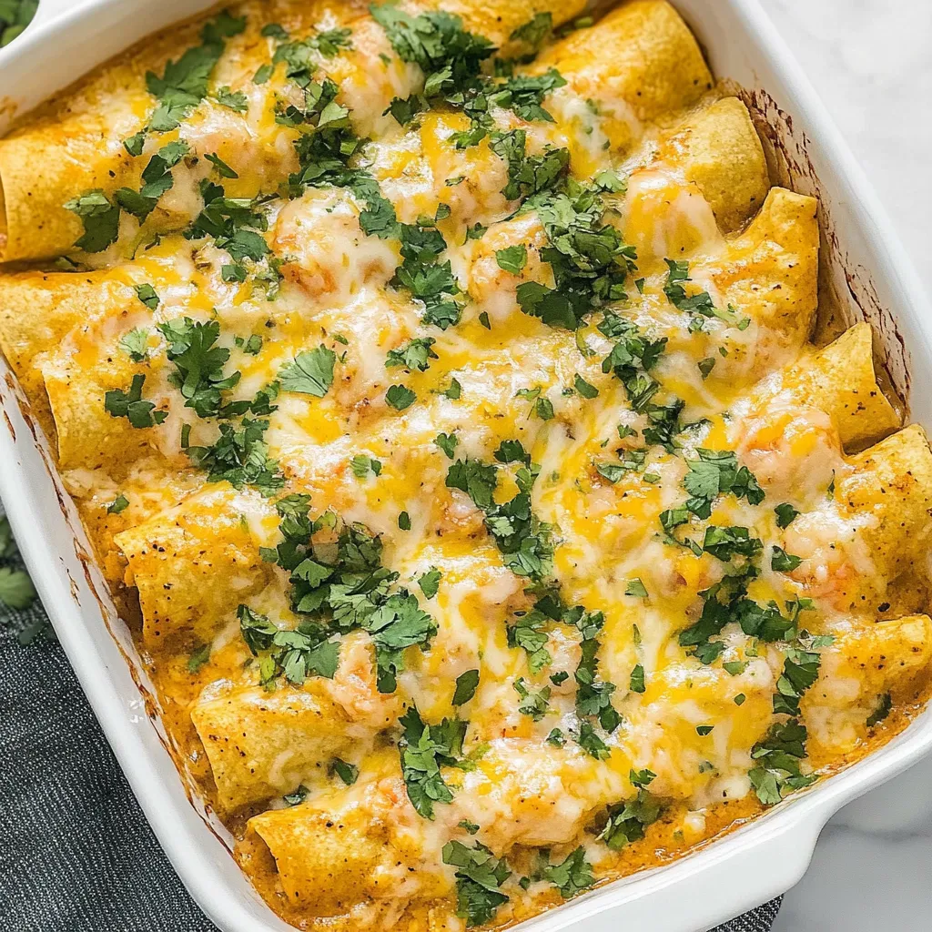 Creamy Shrimp Enchiladas