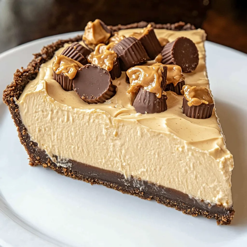 No Bake Peanut Butter Pie