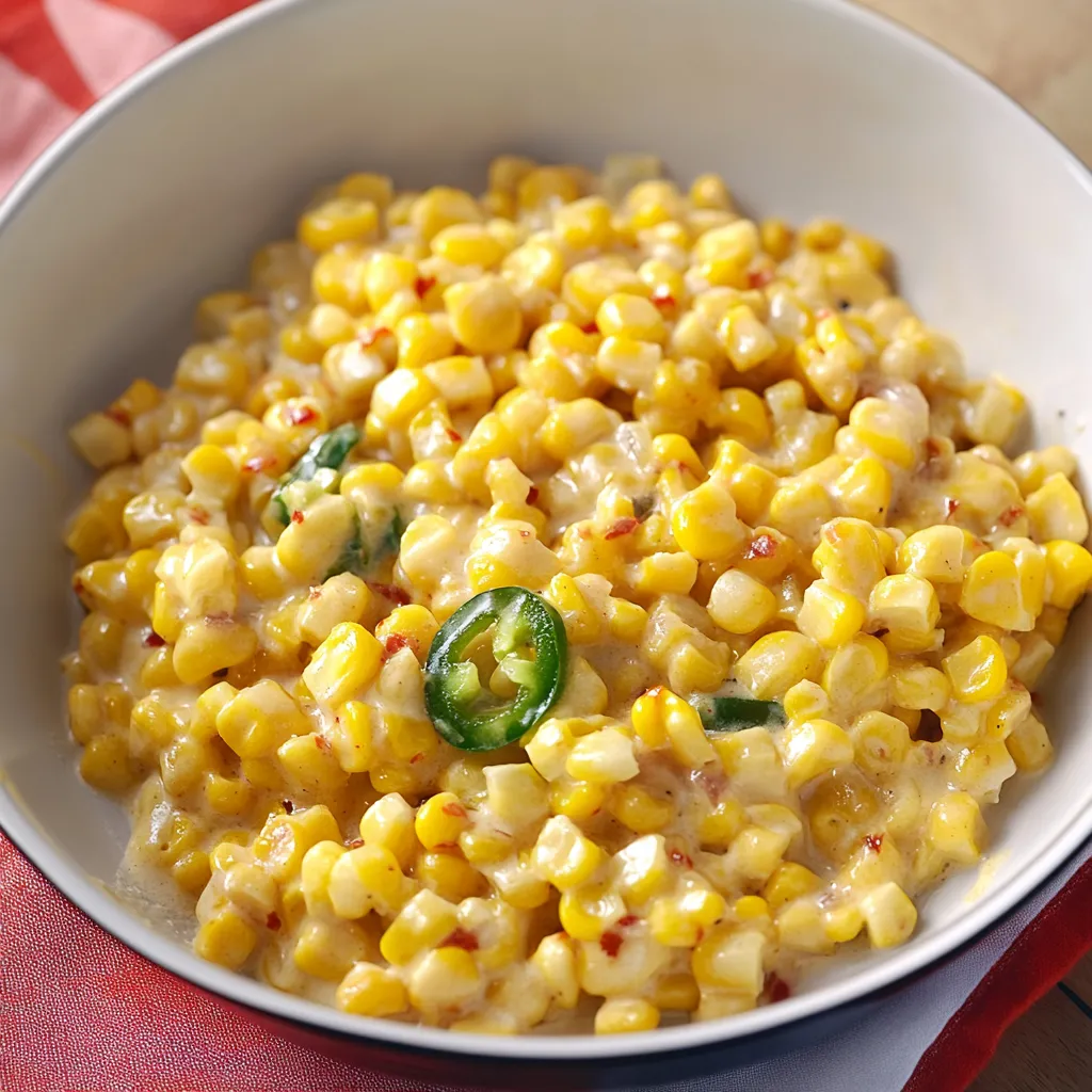Creamy Jalapeño Corn