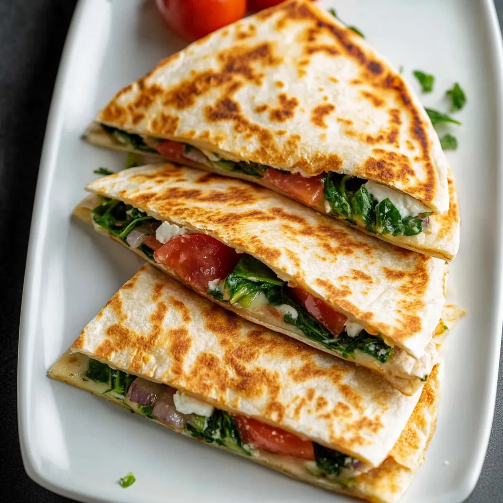 Mediterranean Quesadillas