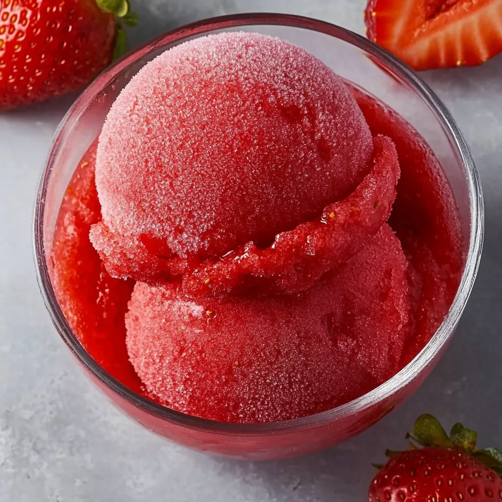 Strawberry Sorbet