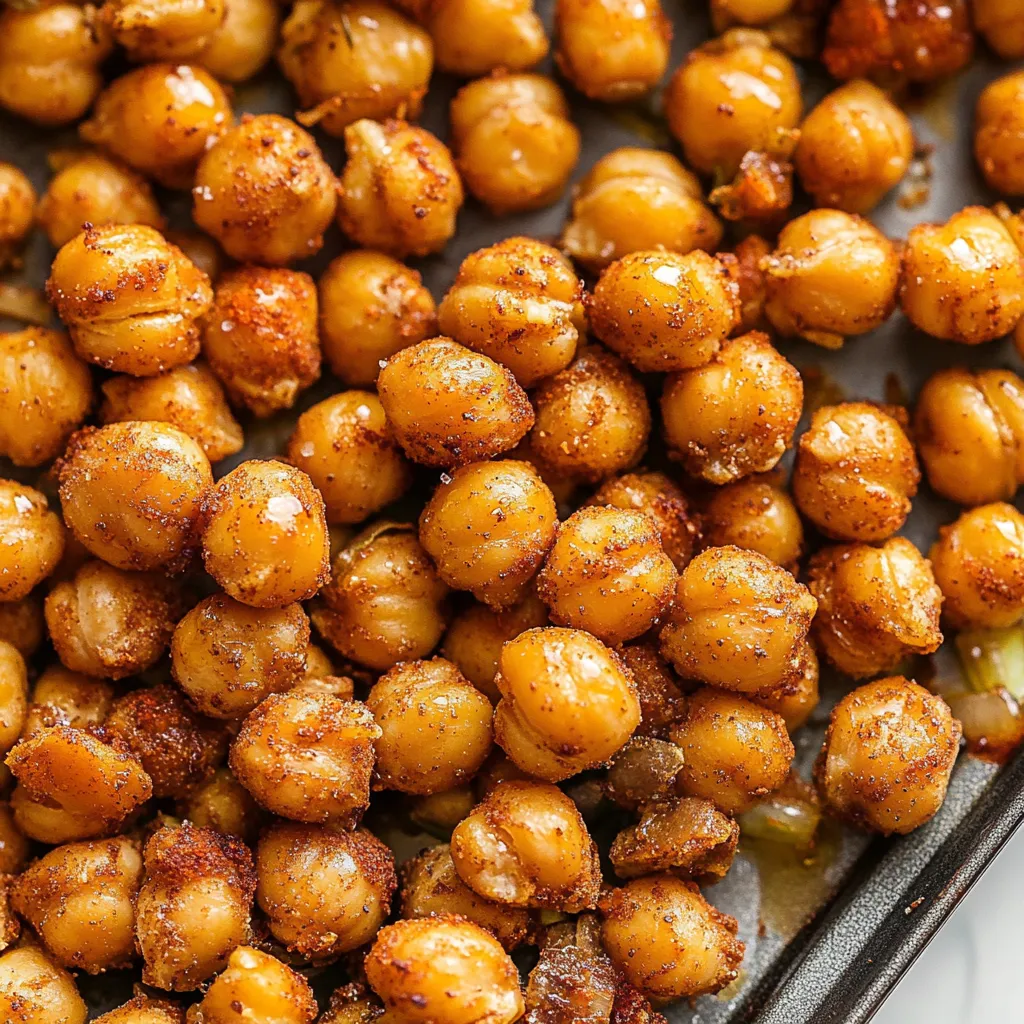 Easy Crispy Chickpea Snack