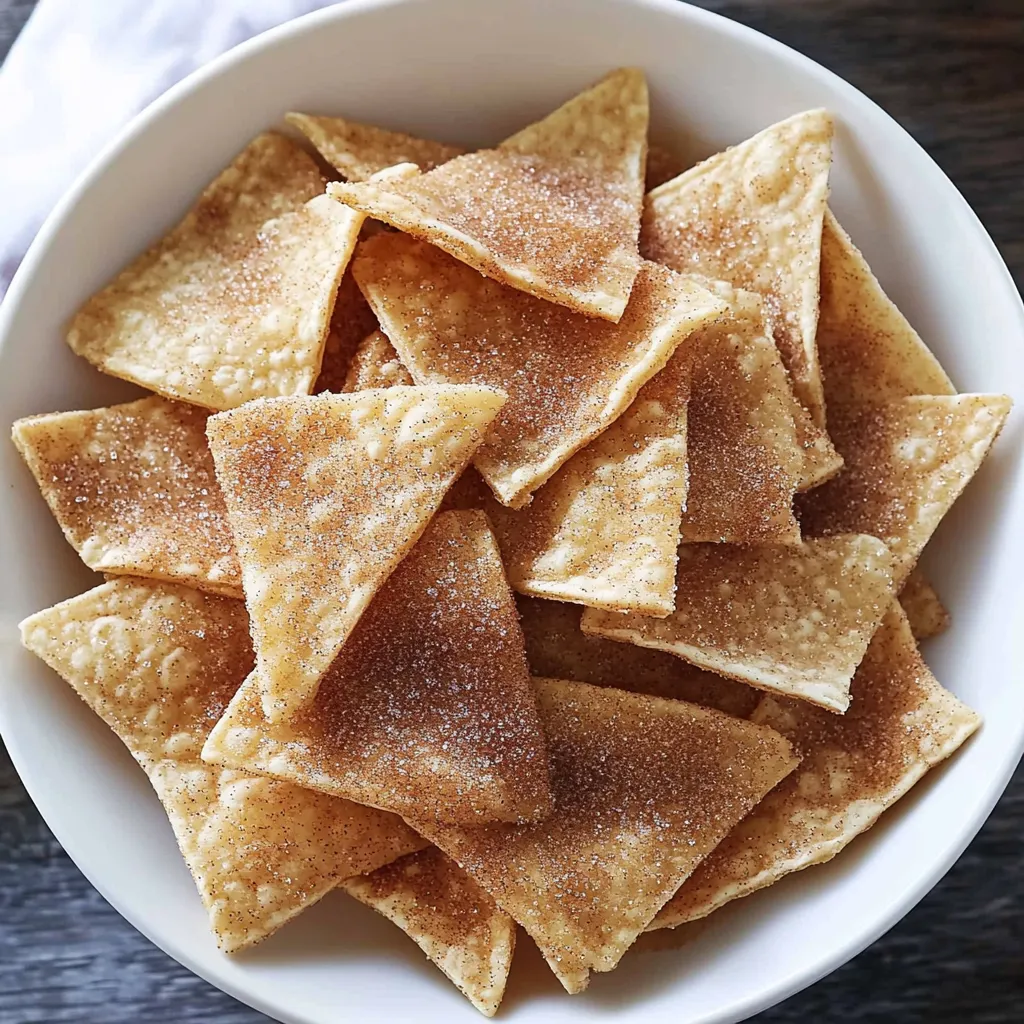 Cinnamon Sugar Tortilla Chips