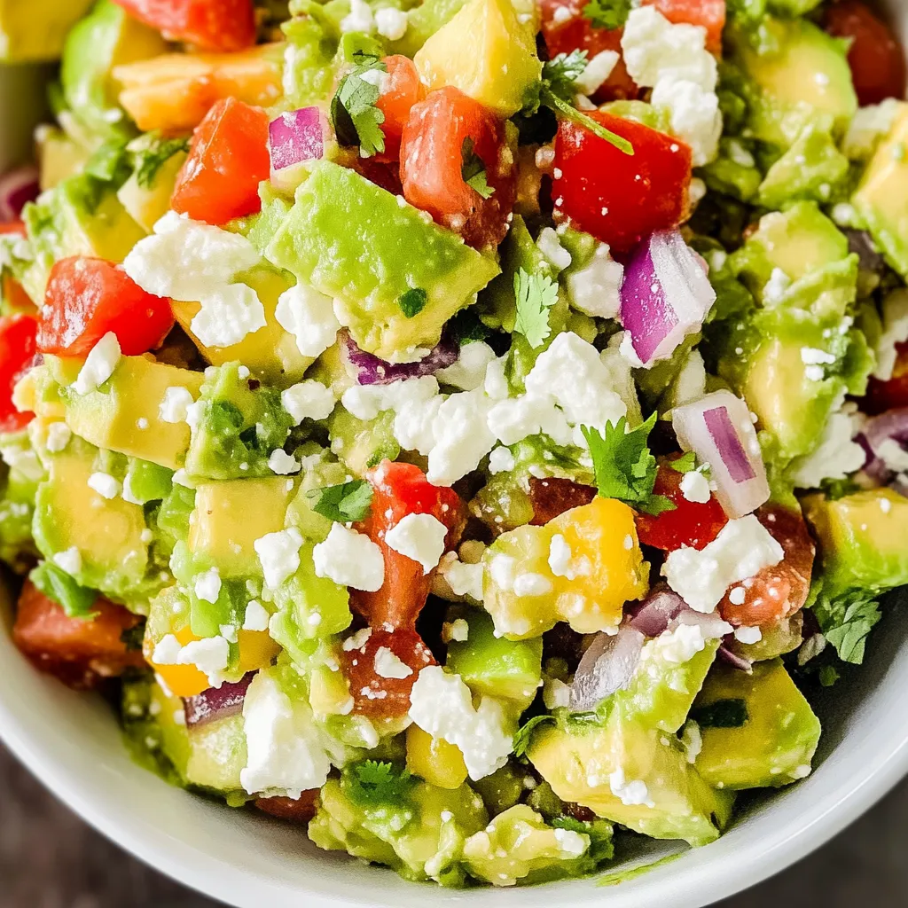 Zesty Avocado Feta Dip