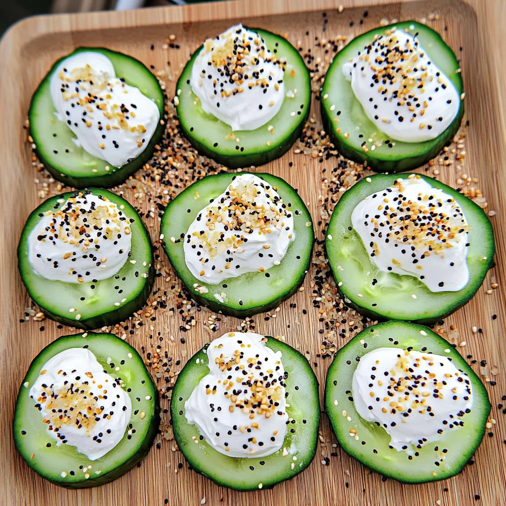 Quick Cucumber Appetizers