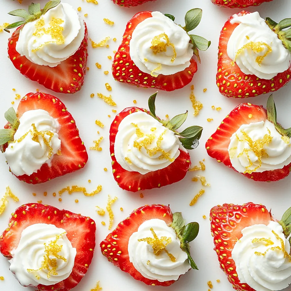 Easy Deviled Strawberries Dessert