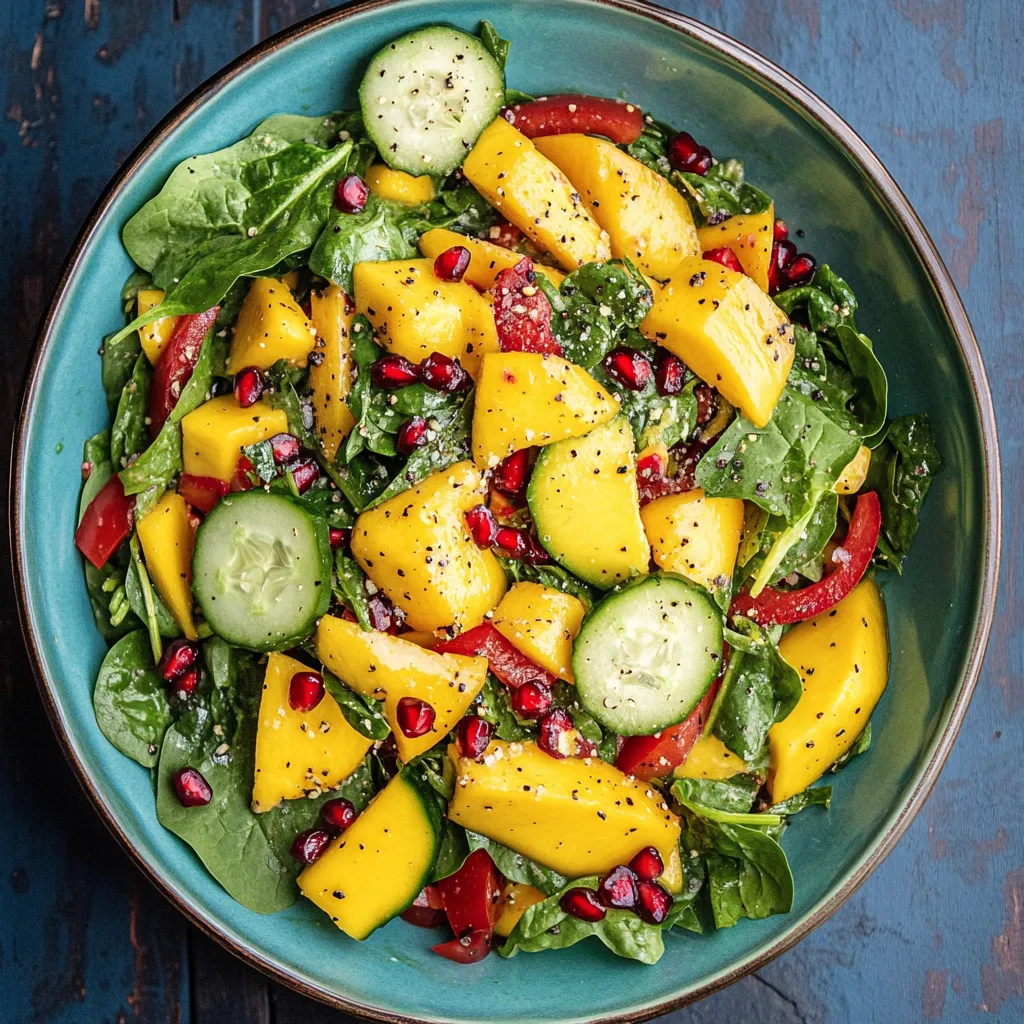 Mediterranean-Style Mango Salad