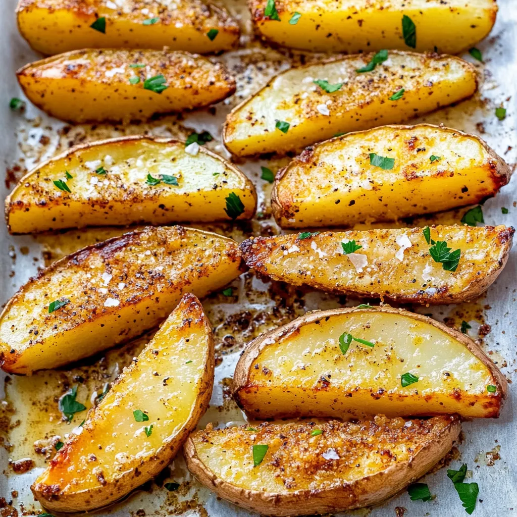 Tasty Oven-Baked Potato Wedges