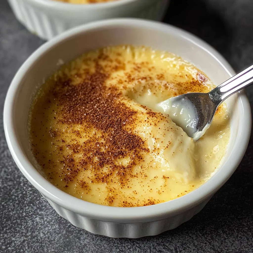 Grandma's creamy baked custard