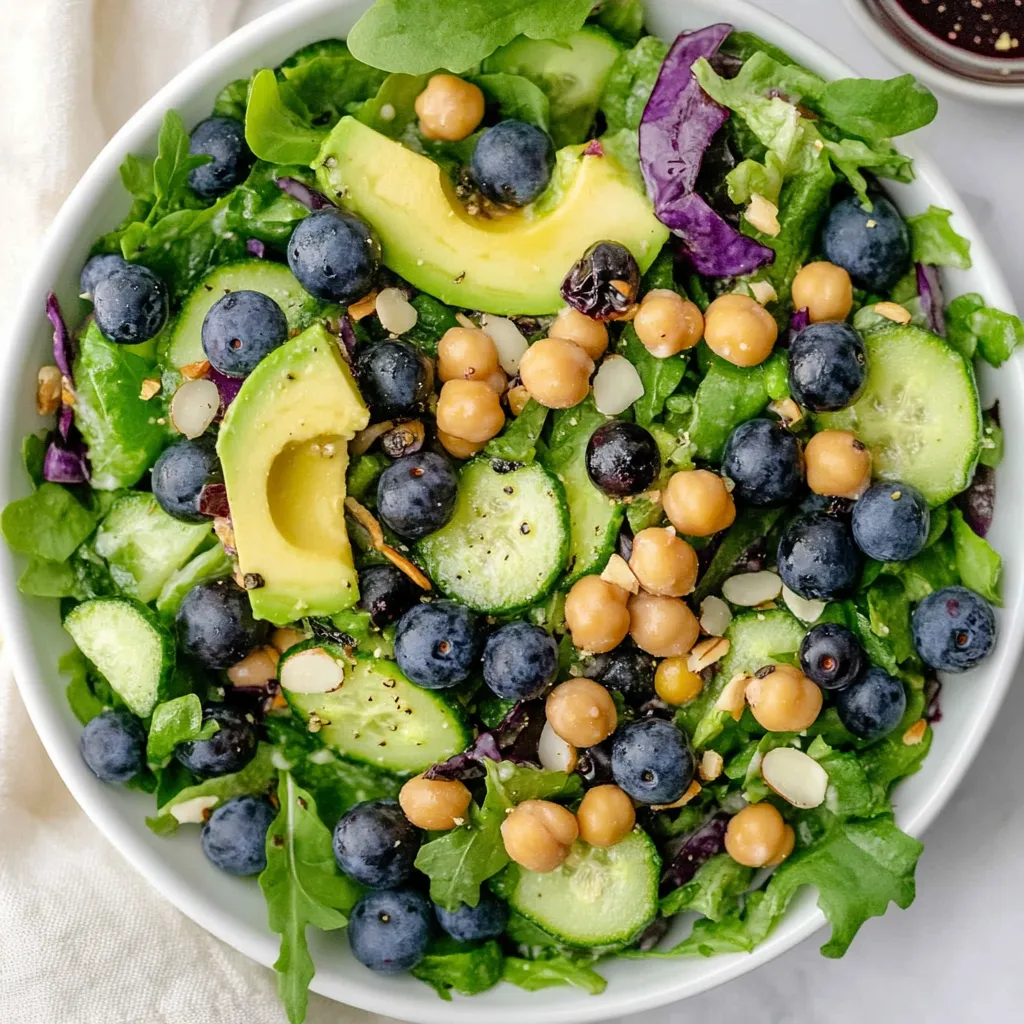 Blueberry Cucumber Salad