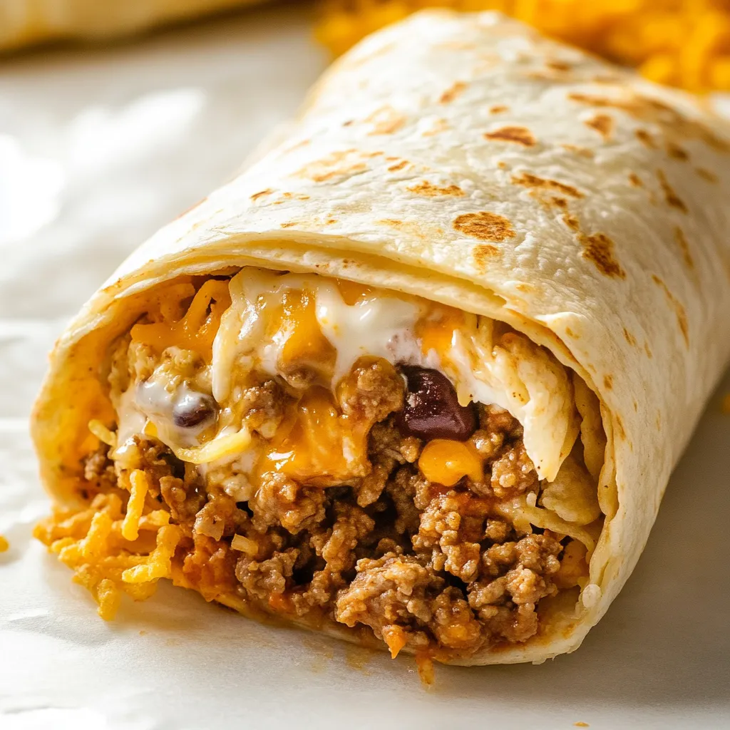 Easy Homemade Taco Bell Burrito