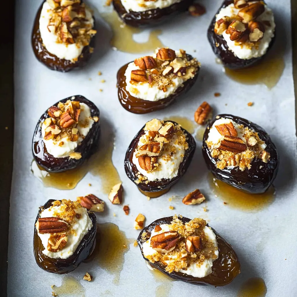 Sweet maple pecan dates