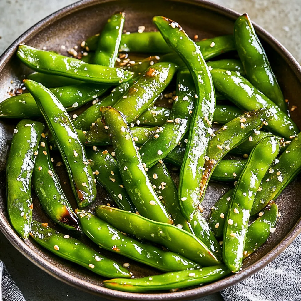 Roasted Sugar Snap Peas