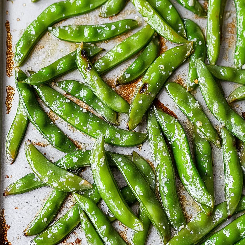Easy Roasted Sugar Snap Peas