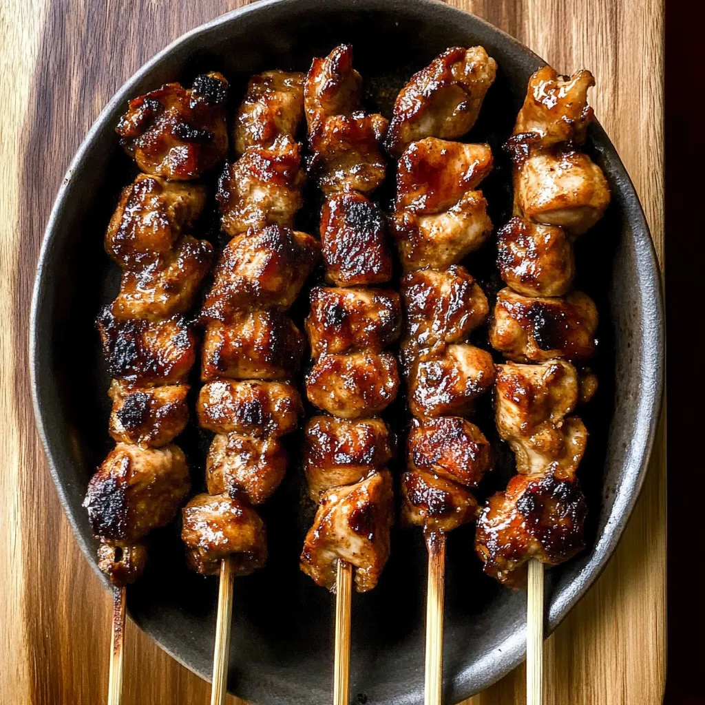 Tasty Thai Chicken Skewers