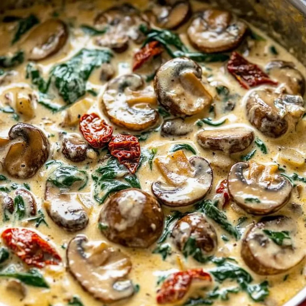 Rich Tuscan mushroom delight