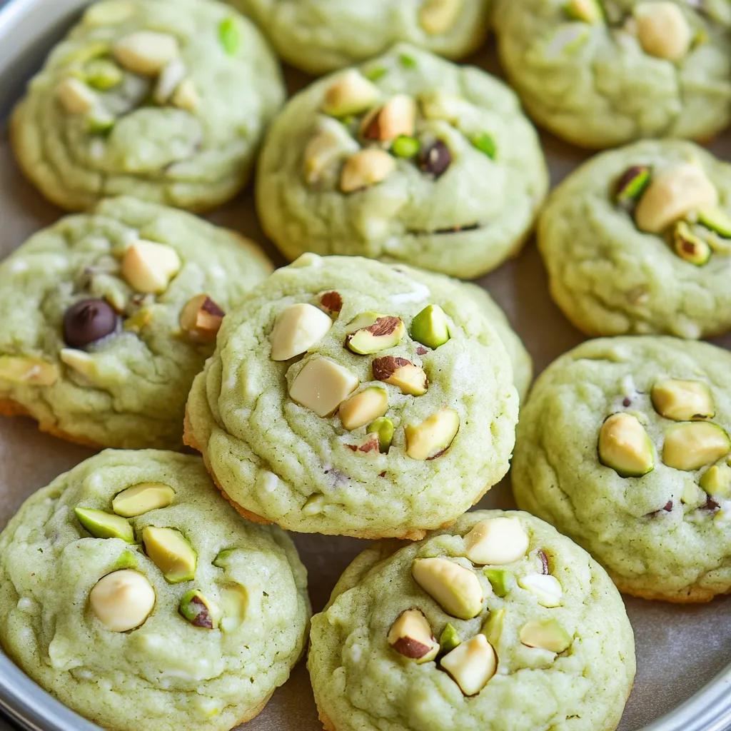Pistachio Pudding Cookies