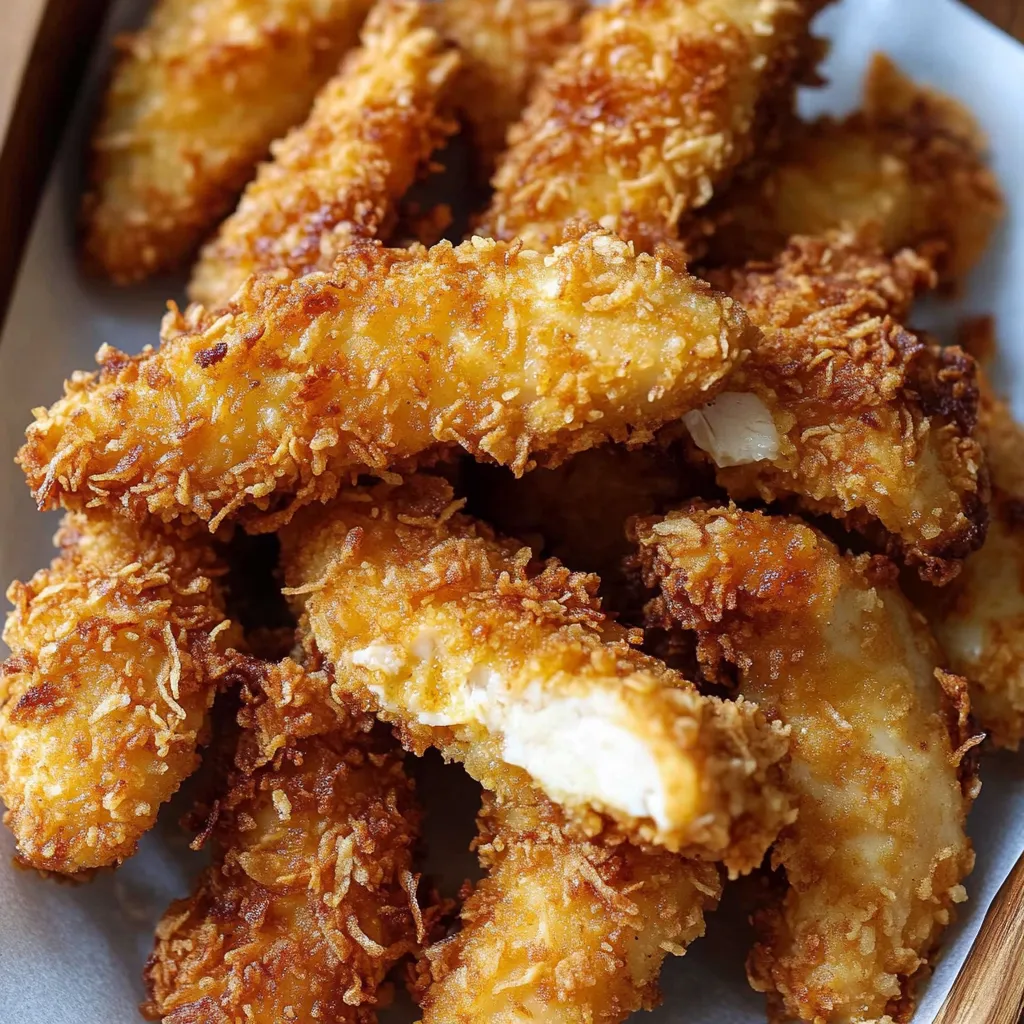 Easy Crispy Coconut Chicken Recipe
