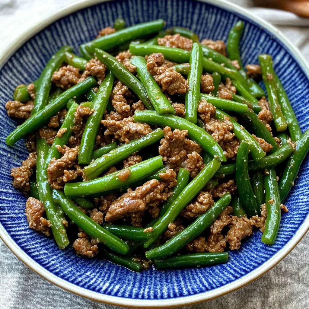 Beef and Green Bean Stir Fry