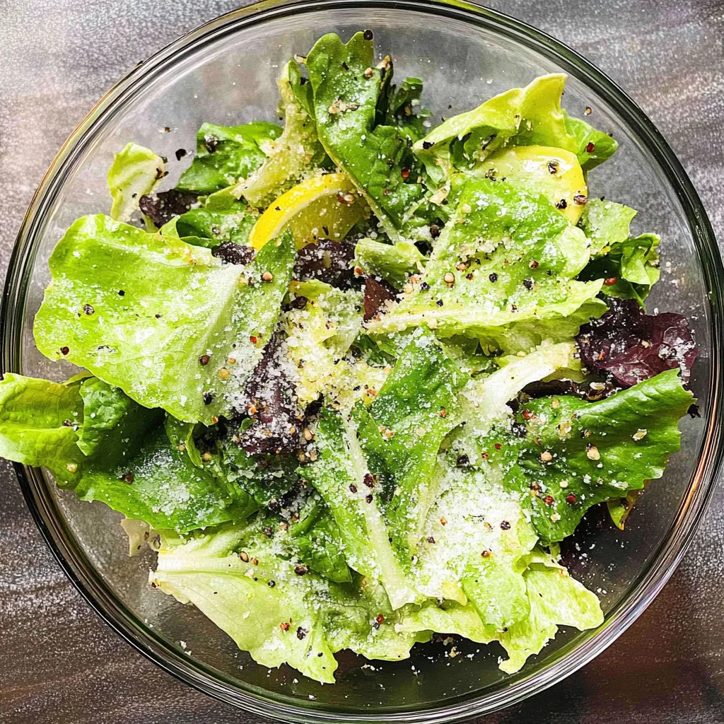 Fresh Lemon Parmesan Salad