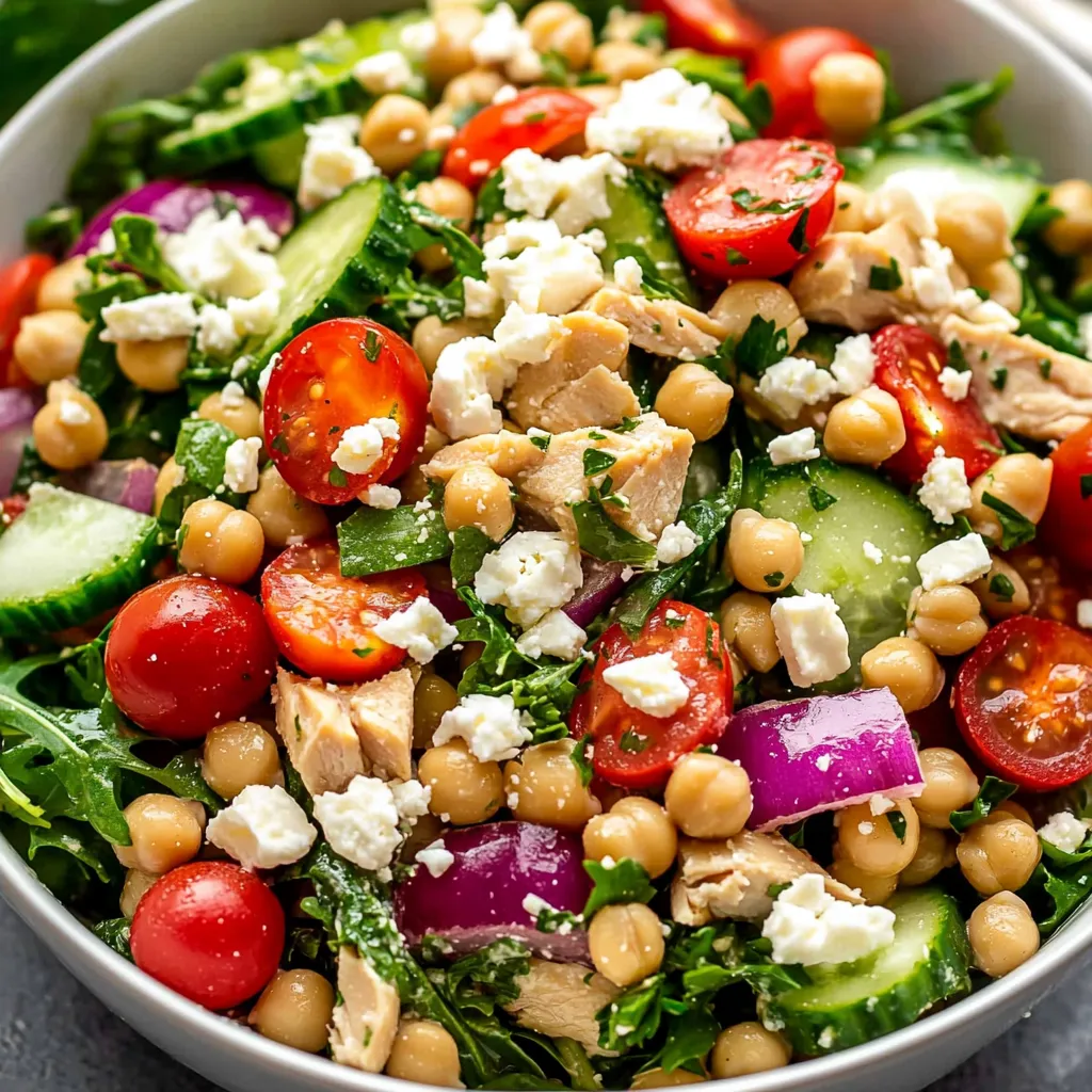Easy Chickpea Tuna Salad