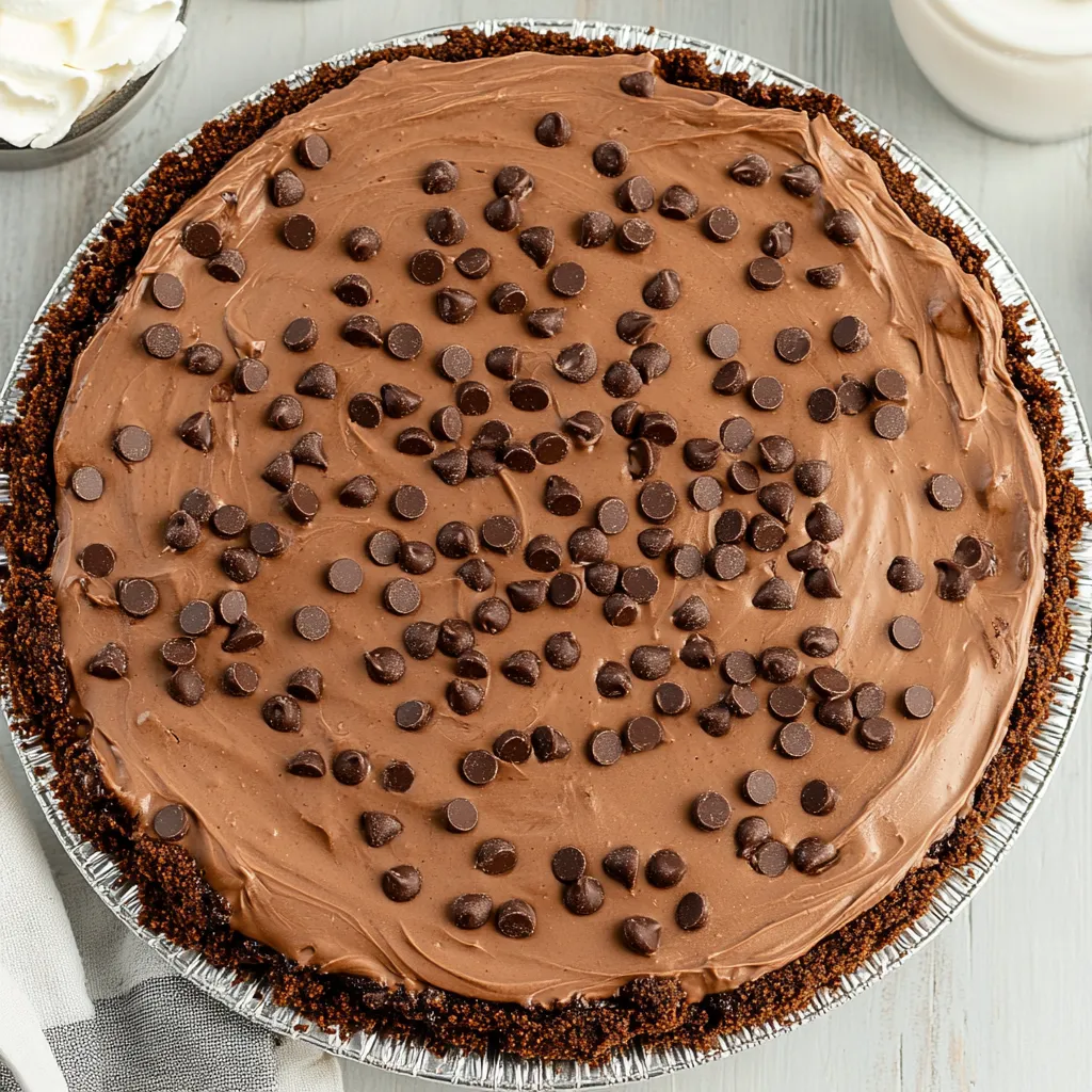 Easy Frozen Chocolate Pie