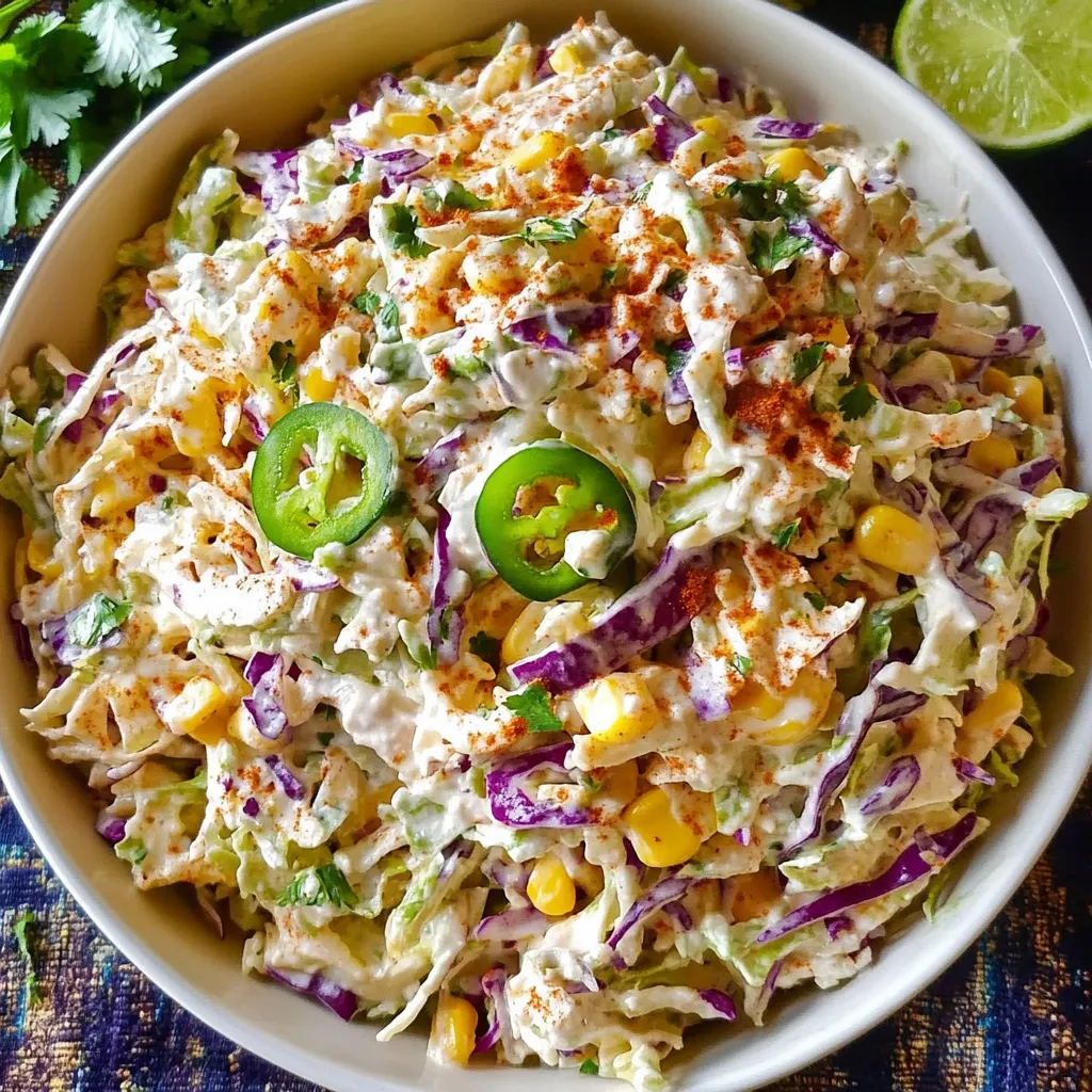 Mexican Street Corn Coleslaw