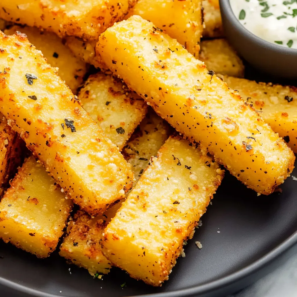 4-Ingredient Cheesy Potato Sticks