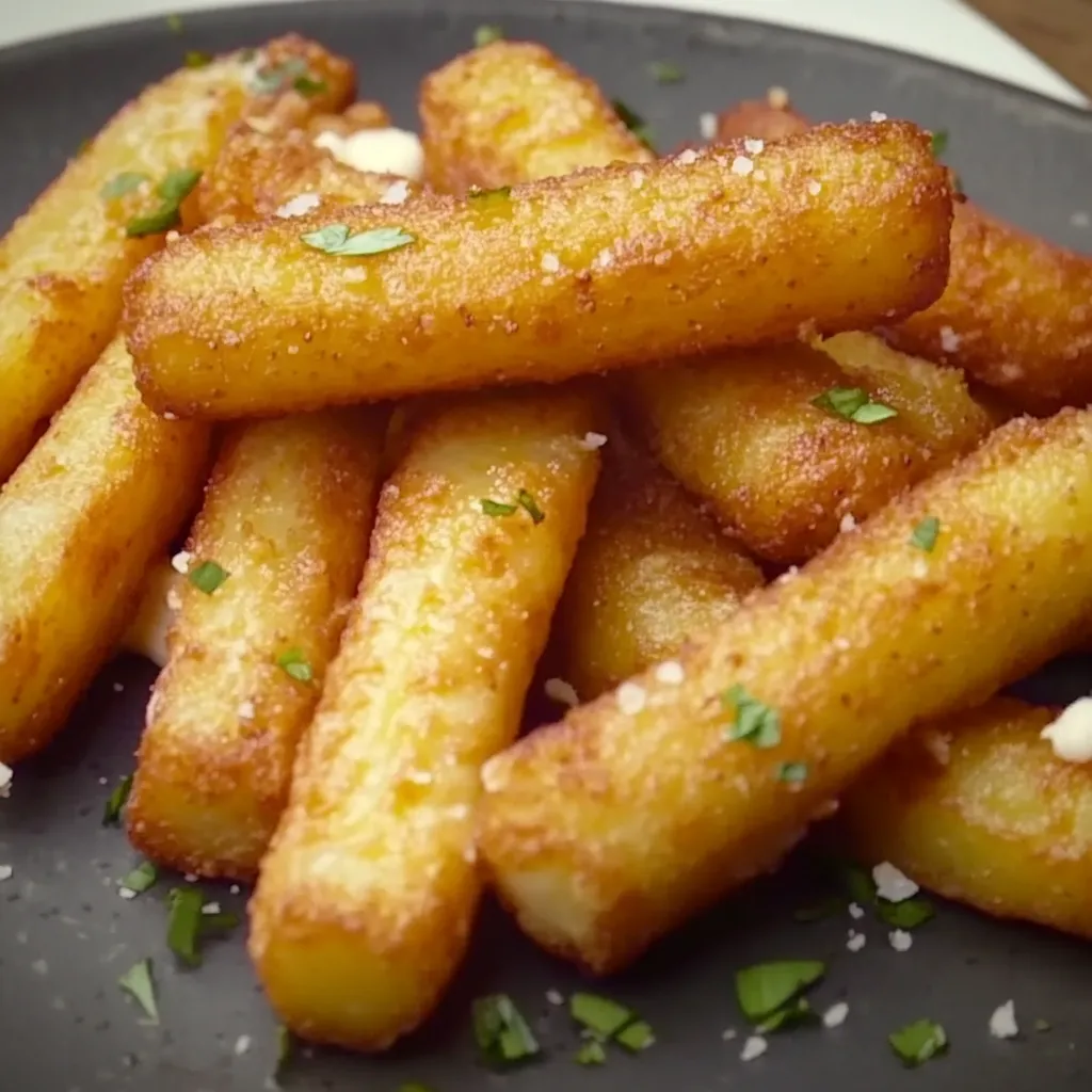 Crispy Cheesy Potato Sticks