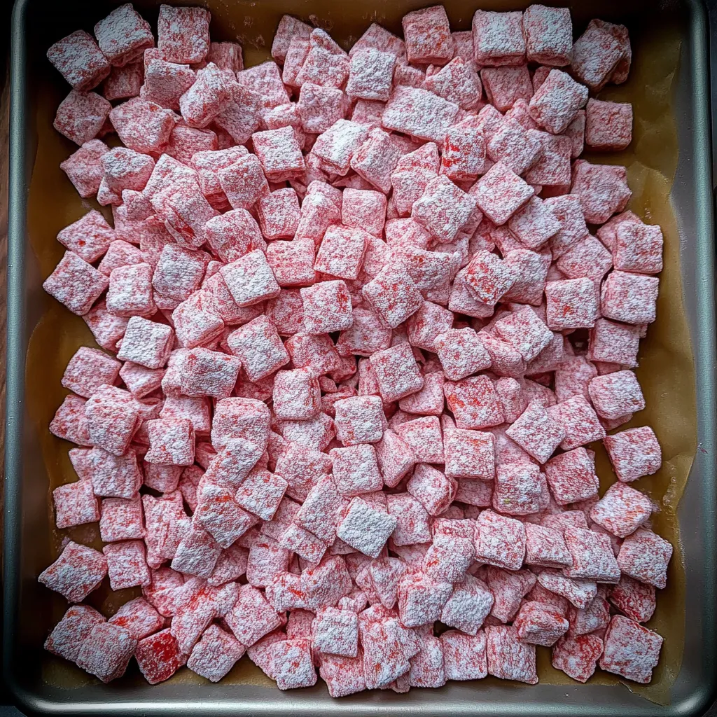 Easy Strawberry Muddy Buddies