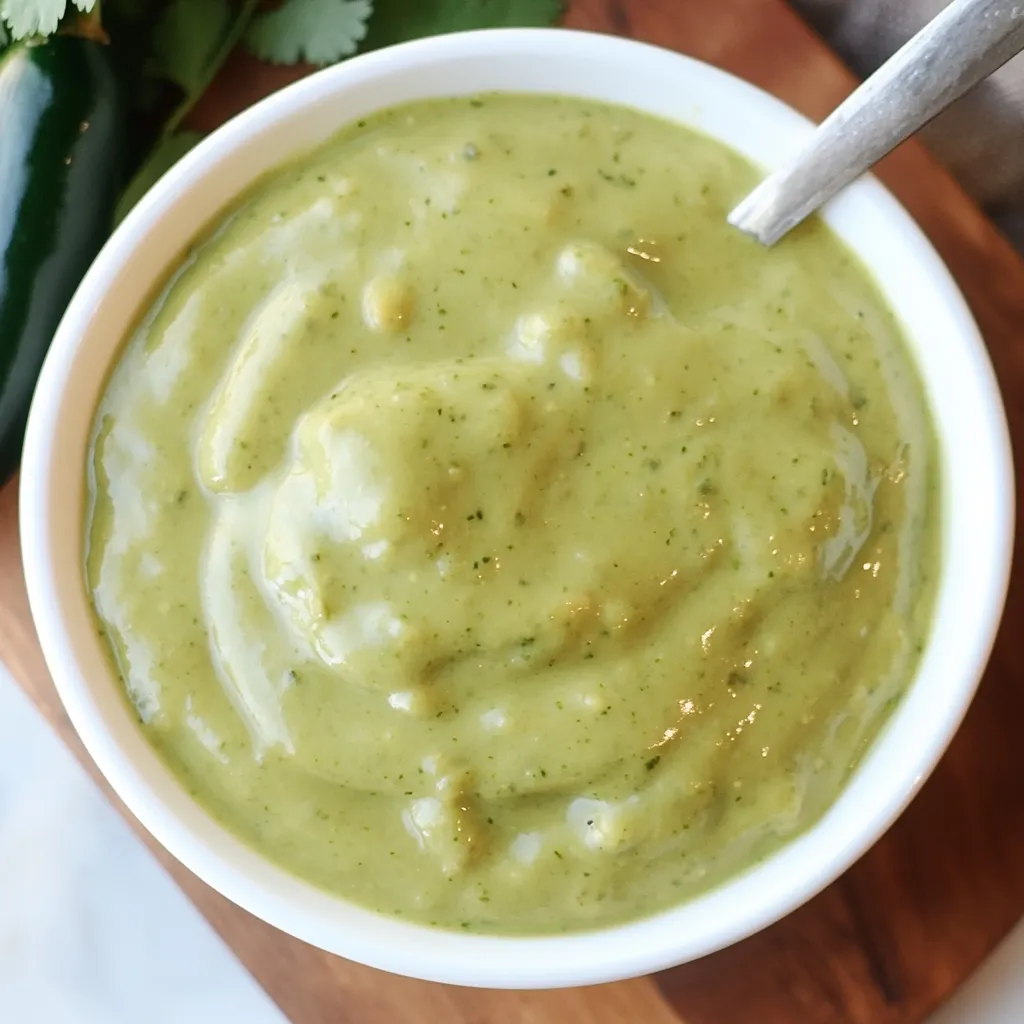 Rich Poblano Pepper Sauce